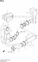 CONDUIT D'ADMISSION CARTER COURROIE pour Suzuki KINGQUAD 500 2011