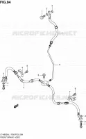 DURITE DE FREIN AVANT pour Suzuki KINGQUAD 500 2011