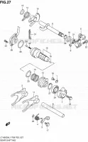 ENSEMBLE SELECTEUR DE VITESSES pour Suzuki KINGQUAD 500 2011