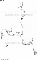 DURITE DE FREIN AVANT pour Suzuki KINGQUAD 500 2012