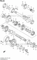 TRANSMISSION (2) pour Suzuki KINGQUAD 500 2013