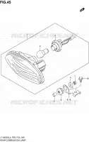ENSEMBLE FEU ARRIERE (LT A500XZL4 P33) pour Suzuki KINGQUAD 500 1992