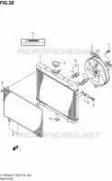 RADIATEUR (LT A500XL4 P33) pour Suzuki KINGQUAD 500 1992