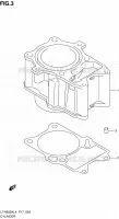 CYLINDRE pour Suzuki KINGQUAD 500 2014