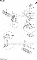ENSEMBLE LEVIERS   POIGNEES pour Suzuki KINGQUAD 500 2014