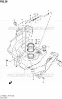 RESERVOIR D'ESSENCE pour Suzuki KINGQUAD 500 2014