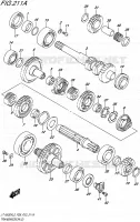TRANSMISSION (2) pour Suzuki KINGQUAD 500 1992