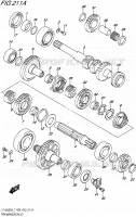 TRANSMISSION (2) pour Suzuki KINGQUAD 500 2017