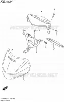 CARENAGE TETE DE FOURCHE pour Suzuki KINGQUAD 500 2016