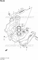RESERVOIR D'ESSENCE pour Suzuki KINGQUAD 500 2013