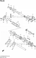 ENSEMBLE SELECTEUR DE VITESSES pour Suzuki KINGQUAD 750 2010