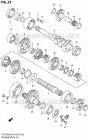 TRANSMISSION (2) pour Suzuki KINGQUAD 750 2010