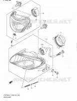PHARE (LT A750XZL1 P33) pour Suzuki KINGQUAD 750 2011