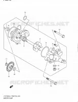 POMPE A EAU pour Suzuki KINGQUAD 750 2011