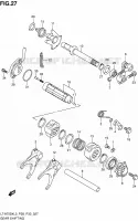 ENSEMBLE SELECTEUR DE VITESSES pour Suzuki KINGQUAD 750 2013
