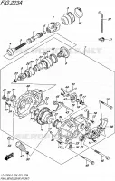 CARDAN   COUPLE CONIQUE (AVANT) pour Suzuki KINGQUAD 750 2016