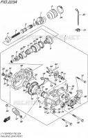 CARDAN   COUPLE CONIQUE (AVANT) pour Suzuki KINGQUAD 750 2016