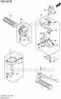 ENSEMBLE LEVIERS   POIGNEES pour Suzuki KINGQUAD 750 2017