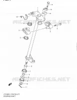 COLONNE DE DIRECTION pour Suzuki KINGQUAD 400 2011