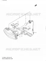 ENSEMBLE FEU ARRIERE (LT F400FL1 P33) pour Suzuki KINGQUAD 400 2011
