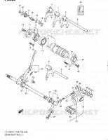 ENSEMBLE SELECTEUR DE VITESSES (1)(LT F400FZL1 P28) pour Suzuki KINGQUAD 400 2011
