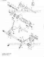 ENSEMBLE SELECTEUR DE VITESSES (1)(LT F400FZL1 P33) pour Suzuki KINGQUAD 400 2011