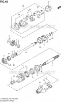 COUPLE CONIQUE (LT F400FL4 P33) pour Suzuki KINGQUAD 400 2014