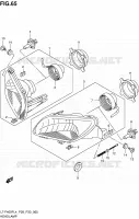 PHARE (LT F400FL4 P33) pour Suzuki KINGQUAD 400 2014