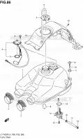 RESERVOIR D'ESSENCE pour Suzuki KINGQUAD 400 2014