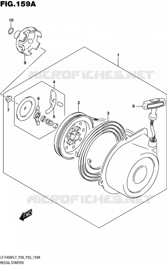 LANCEUR Suzuki QUAD 400 KINGQUAD 2017  LT-F400F L7 (P03,P28,P33)