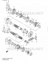 TRANSMISSION pour Suzuki QUADRACER 450 2011