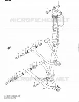 AMORTISSEUR   TRIANGLES (LT Z400L1 E33) pour Suzuki QUADSPORT 400 2011
