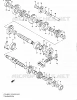 TRANSMISSION pour Suzuki QUADSPORT 400 2011