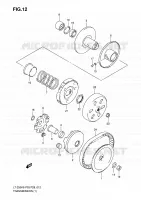TRANSMISSION (1) pour Suzuki QUADSPORT 50 2010