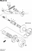 TRANSMISSION (2) pour Suzuki QUADSPORT 50 2017
