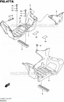 GARDE BOUE pour Suzuki QUADSPORT 90 2017