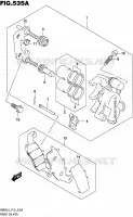 ETRIER DE FREIN AVANT pour Suzuki RM 85 1995