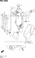 RADIATEUR pour Suzuki RM 85 2017