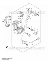 CORPS DE PAPILLON pour Suzuki RMX-Z 450 2010