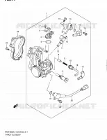 CORPS DE PAPILLON pour Suzuki RMX-Z 450 2011