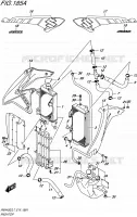 RADIATEUR pour Suzuki RMX 450 2017