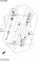 BRAS DE FOURCHE DROIT (RM Z450L5 E03) pour Suzuki RM-Z 450 1992