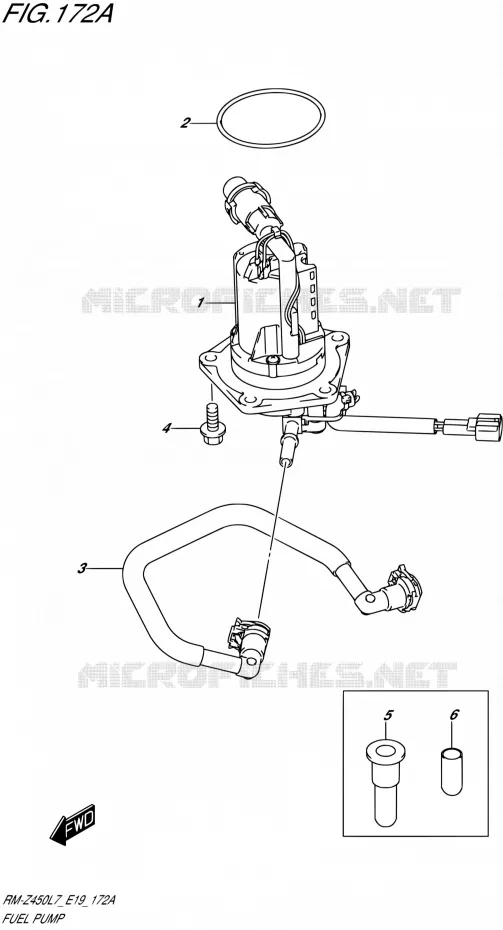 POMPE A ESSENCE Suzuki MOTO 450 RM-Z 2017  RM-Z450 L7 (E19)