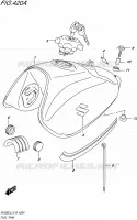 RESERVOIR D'ESSENCE (FOR YSF,019) (RV200L6 E02) pour Suzuki VAN-VAN 200 2016