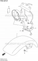 BOL DE PHARE pour Suzuki VAN-VAN 200 2016