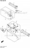 ENSEMBLE LEVIERS   POIGNEES pour Suzuki VAN-VAN 200 2017