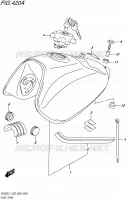 RESERVOIR D'ESSENCE (FOR YSF,019) (RV200L7 E03) pour Suzuki VAN-VAN 200 2017