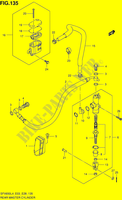 MAITRE CYLINDRE ARRIERE (SFV650L4 E03) pour Suzuki GLADIUS 650 2014