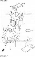 BAC A BATTERIE   OUTILS (SFV650AL5 E28) pour Suzuki GLADIUS 650 2015