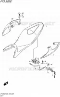 SELLE (SFV650AL5 E33) pour Suzuki GLADIUS 650 2015